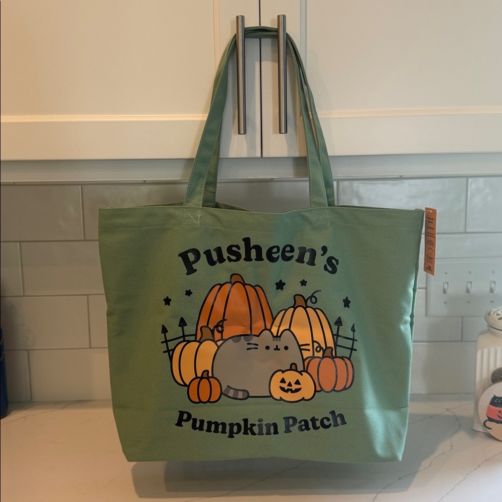 PUSHEEN BOX EXCLUSIVE!🤩 Pusheen canvas bag. Pumpkin design